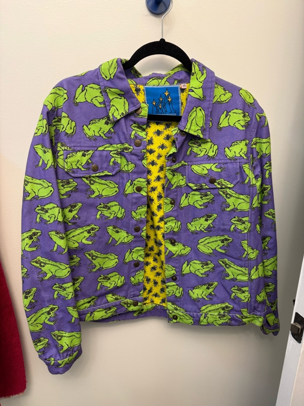 Beautiful Genius frog/fly jacket - Medium
